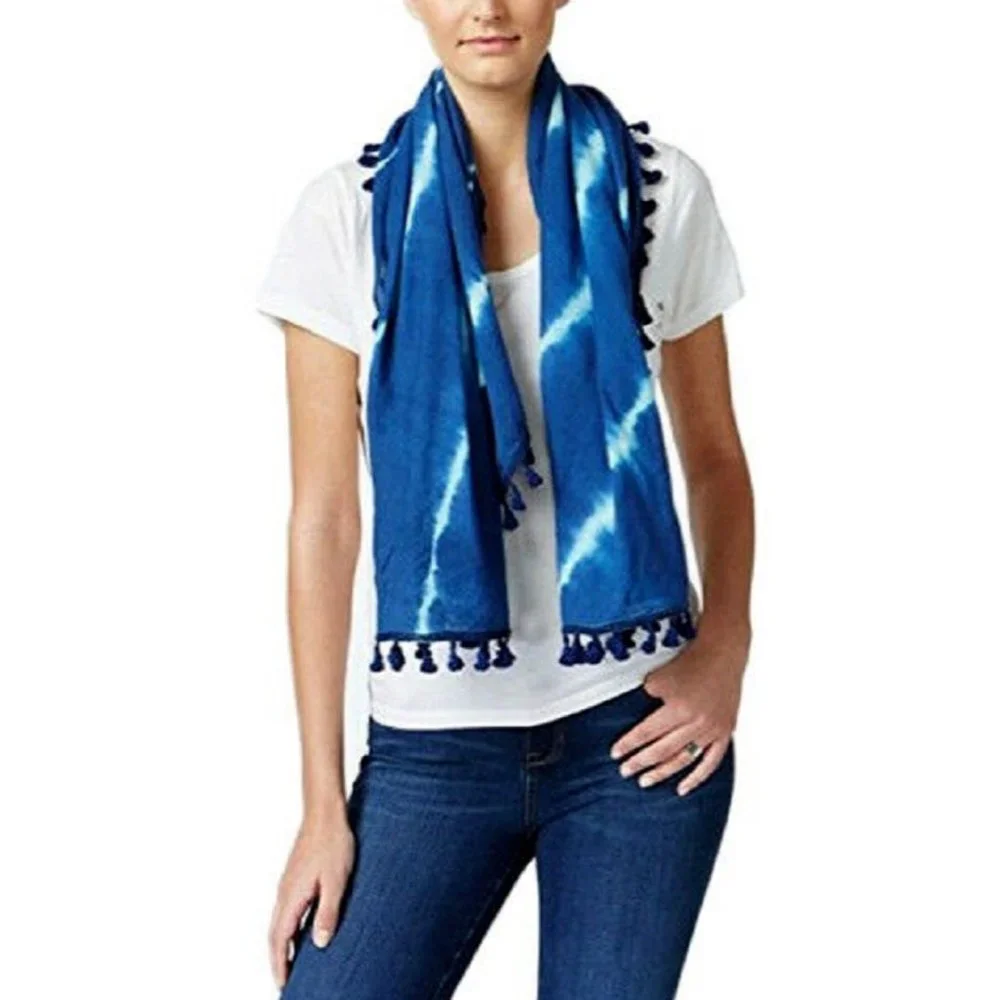 Collection XIIX Tie-Dyed Wrap, Scarf & Cover Up Retail $48.00